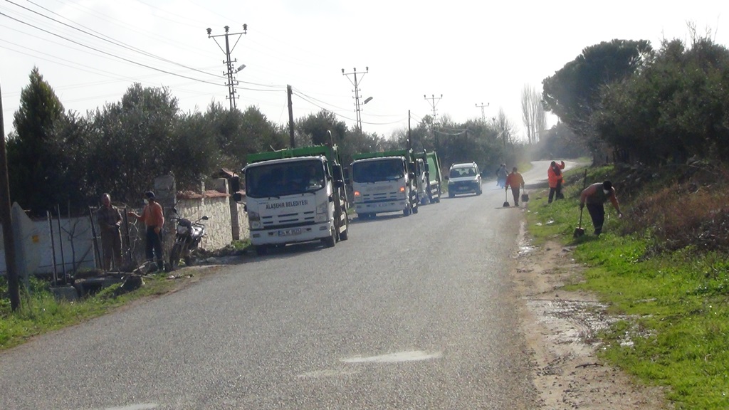 Alaşehir Belediyesi Temizlik İşlerinden Mıntıka Temizliği