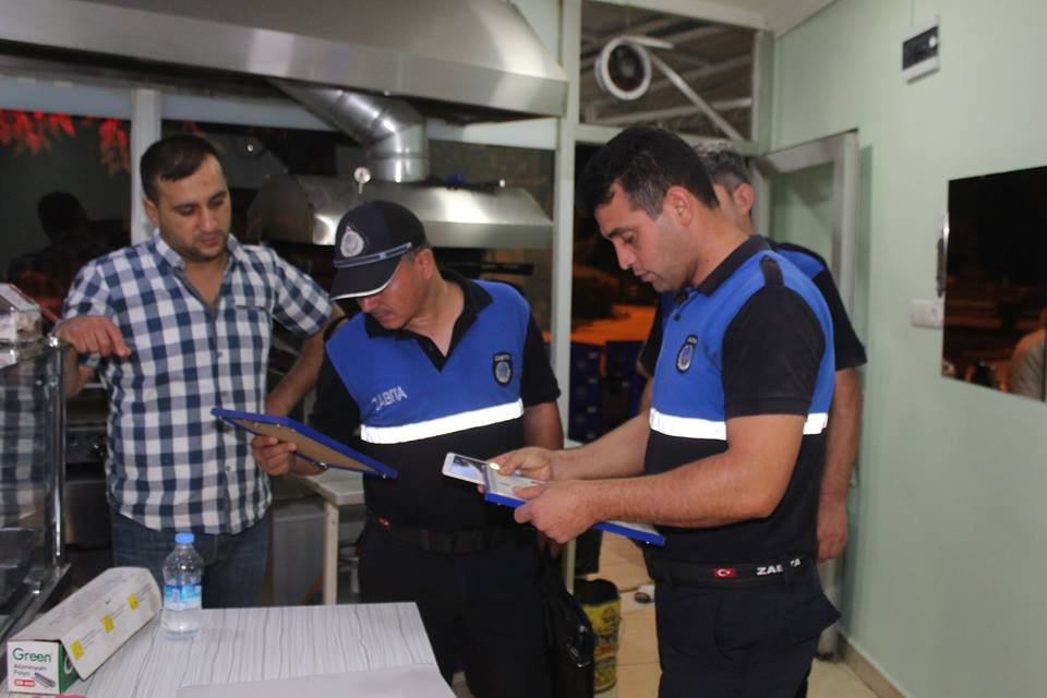 Alaşehir Belediyesi Zabıta Müdürlüğü'den Sabah Denetlemesi