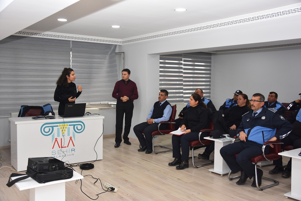 Alaşehir Belediyesi Zabıta Müdürlüğüne Uyuşturucu İle Mücadele Eğitimi