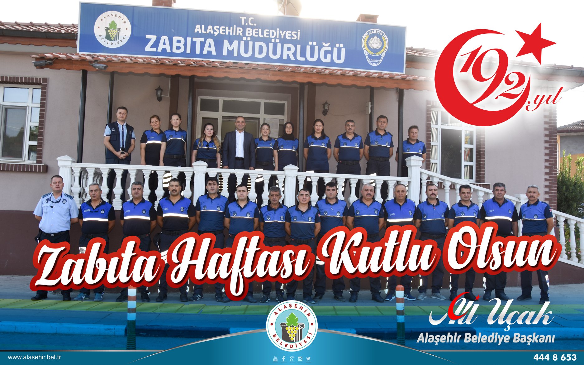 Alaşehir halkının sağlığı, huzuru ve güveni için Belediye Zabıta 7/24 görev başında!