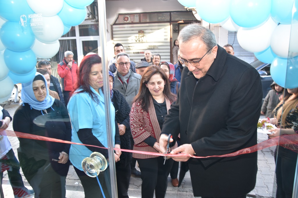 Başkan  Karaçoban, Gönül Sofrası Ev Yemekleri Açılışına Katıldı.