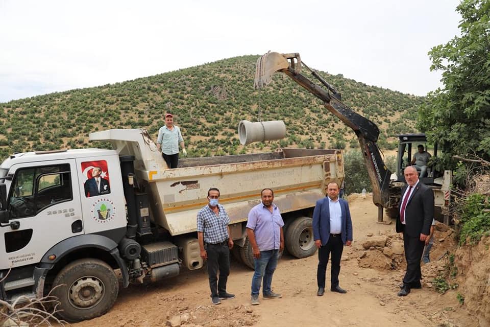 Başkan Vekilimiz Erdil Dağdelen Delemenler  ve Belenyaka Mahallerimizdeki Çalışmaları Yerinde İnceledi