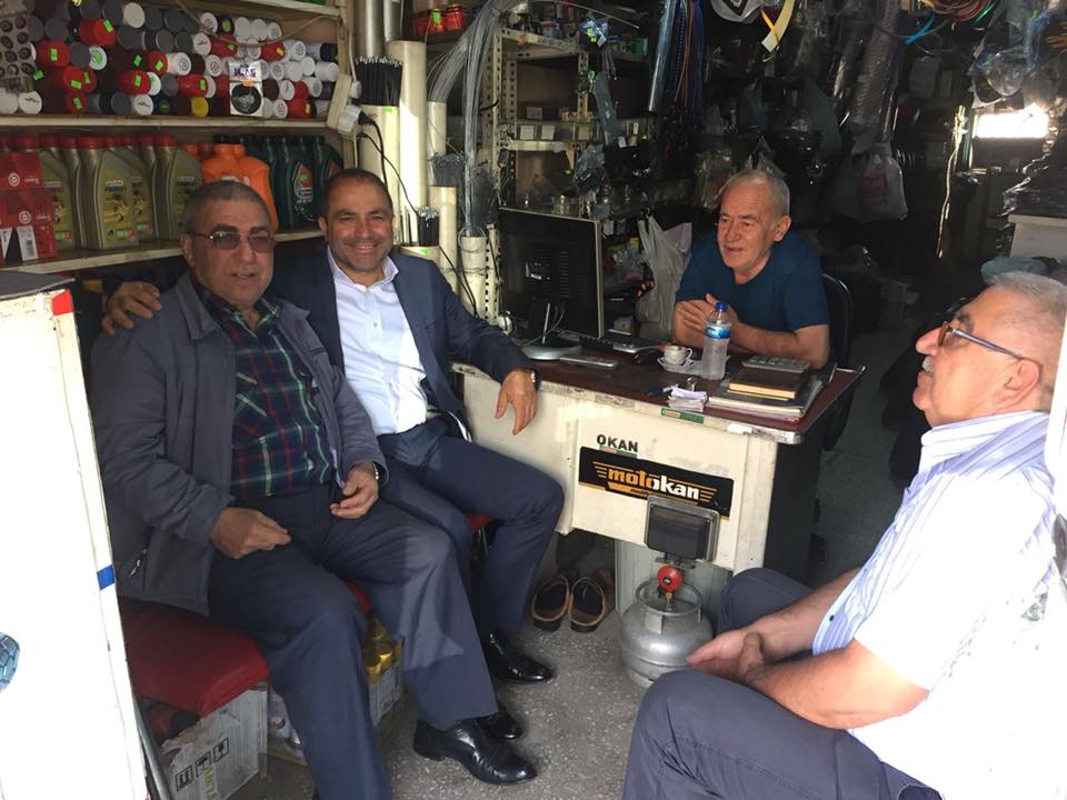 Başkanımız Ali Uçak halk ile iç içe olmak adına esnaf ziyaretlerine başladı