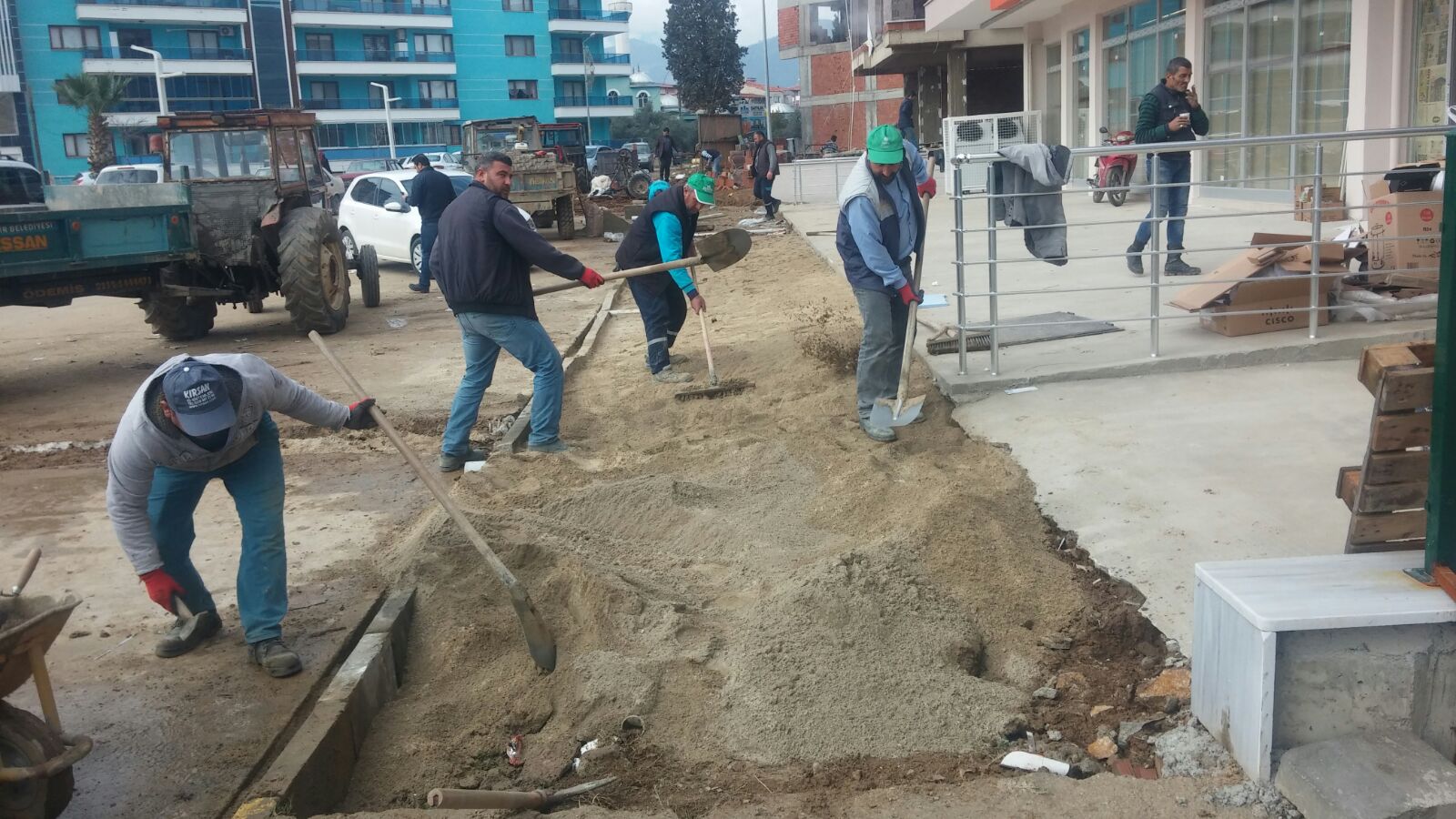 Bordür Çalışmaları Devam Ediyor