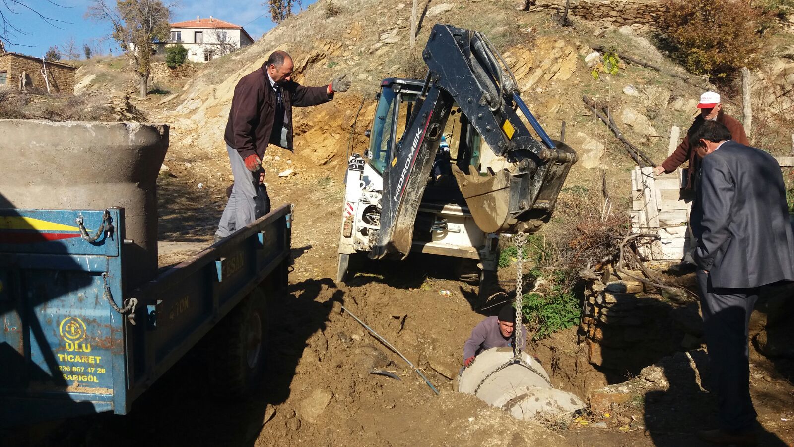 Dağhacıyusuf Mahallesinde Yağmur Suyu Çalışmaları