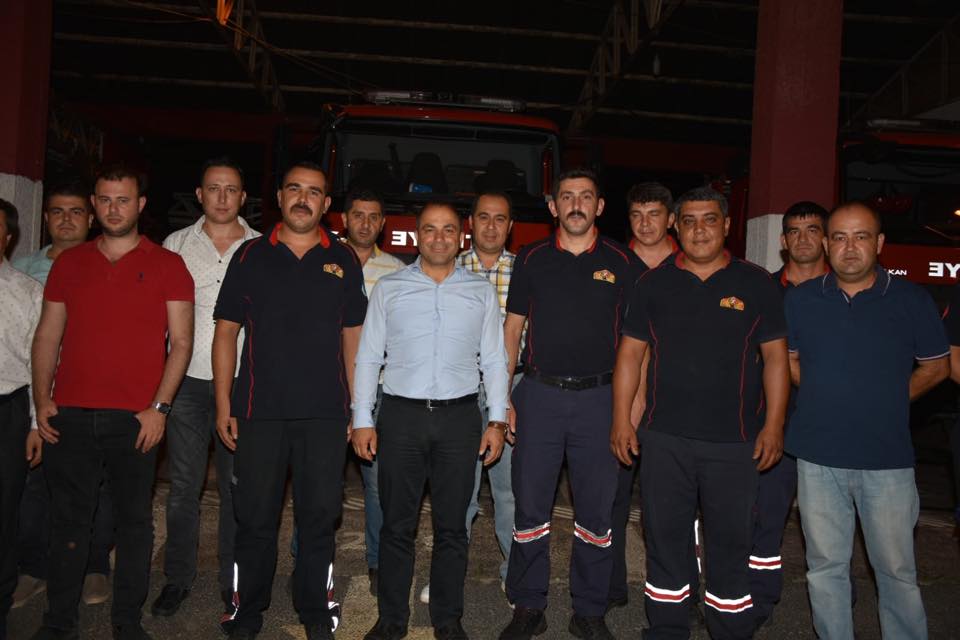 İTFAİYE PERSONELİMİZİ ZİYARET ETTİK