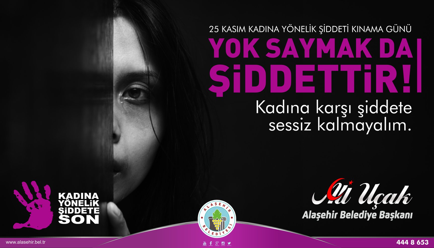 Kadına karşı şiddete sessiz kalmayalım!