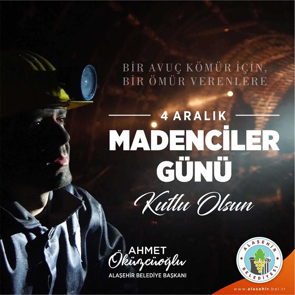 Maden kazalarında hayatını kaybeden madencilerimizi rahmetle anıyor, Emeğin simgesi madencilerimizin Madenciler Gününü kutluyoruz. 