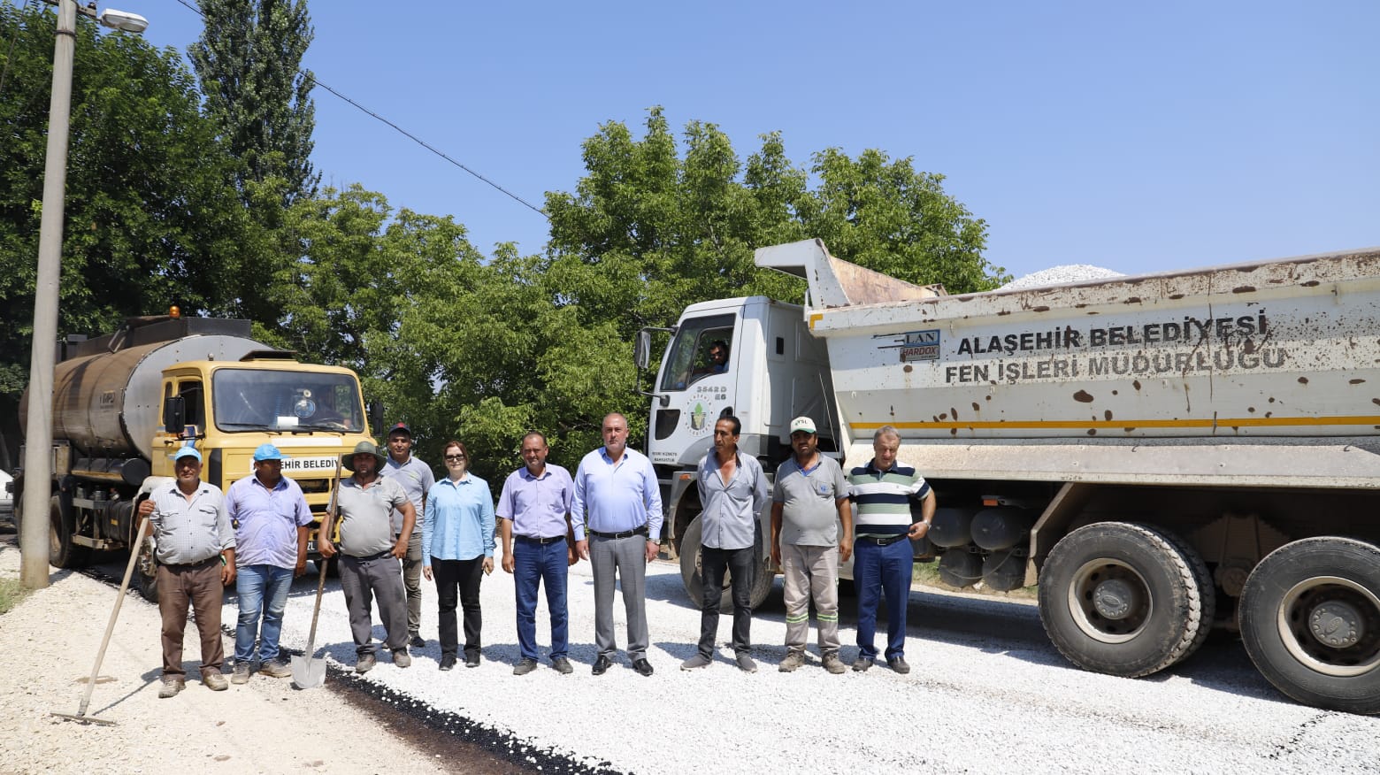 Örnekköy Mahallemizde Soğuk Asfalt Çalışmaları