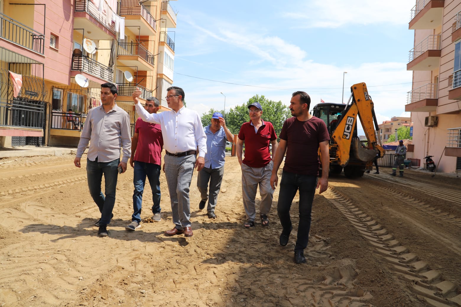 Sarısu Mahallemizdeki Çalışmaları Yerinde İnceledik