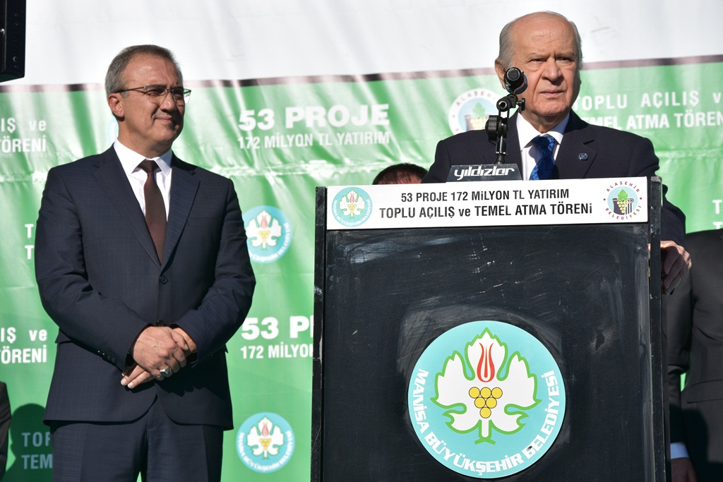 Türkmen Bey'İ Devlet Bahçeli Alaşehirimizde