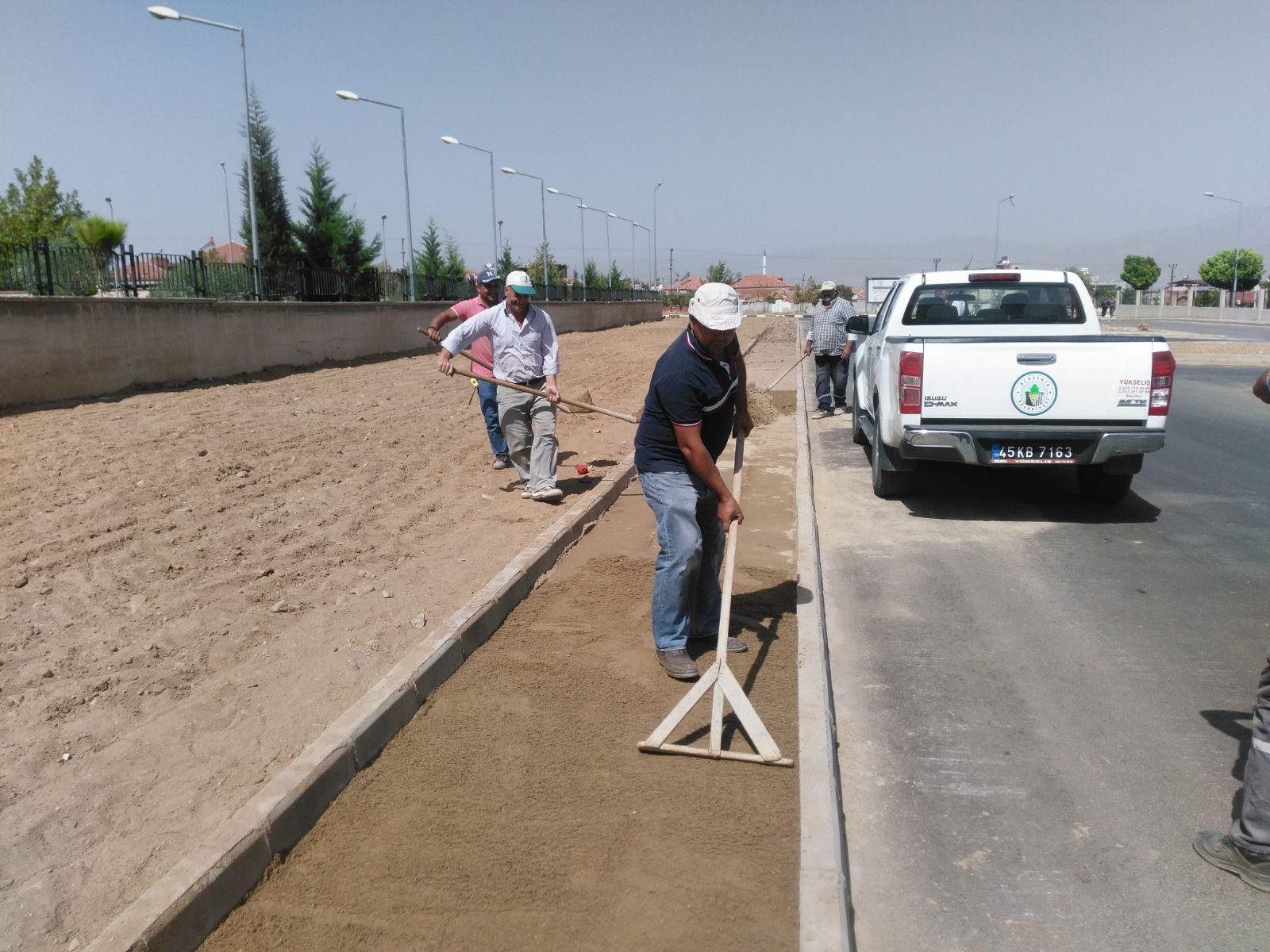 Yeni Hastanene Önünde Çalışmalar Hızla Devam Ediyor
