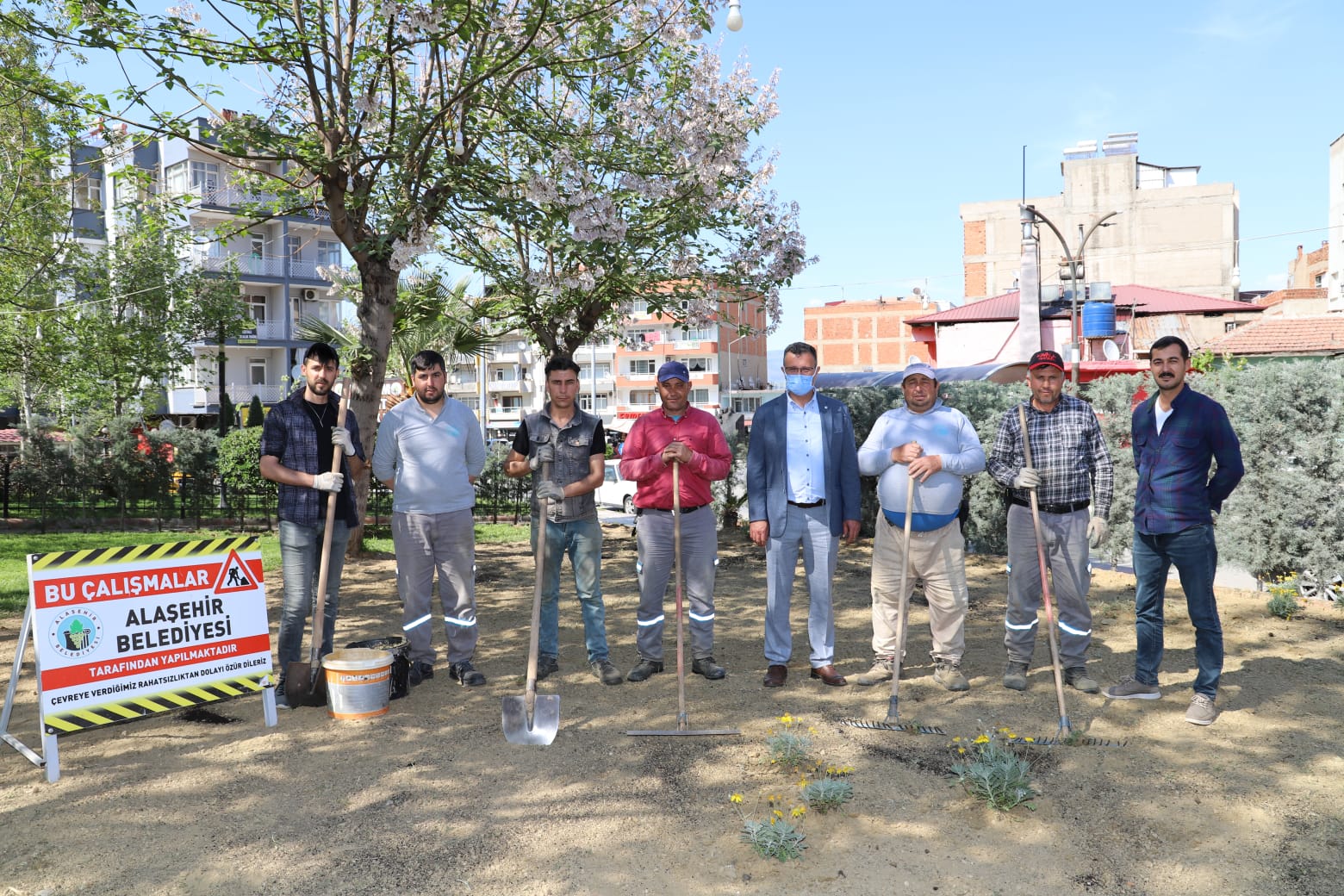 Yıldırım Beyazıt Parkında Çalışmalarımız Devam Ediyor