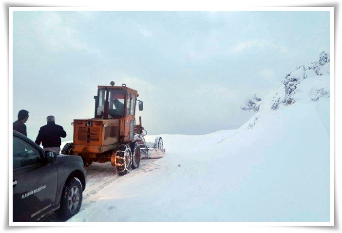 Alaşehir Belediyesi Kar İçin Önlemini Aldı