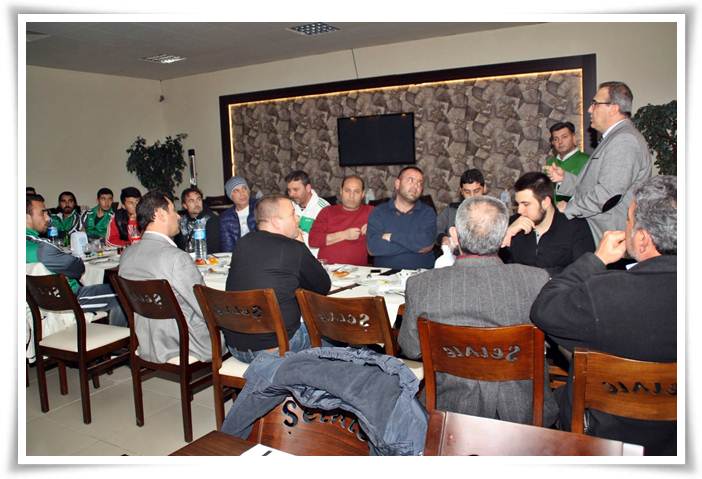 Karaçoban, Futbolcular İle Yemekte Buluştu