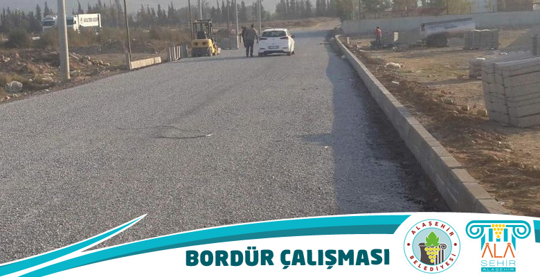 Fen işleri müdürlüğünden bordür