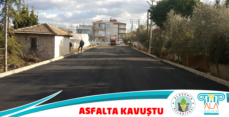 ÇİÇEKLİ SOKAK ASFALT'A KAVUŞTU