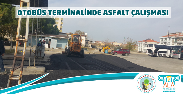 Terminalde Asfalt Çalışması