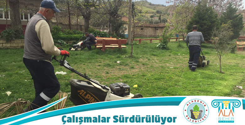 PARK VE BAHÇELER MÜDÜRLÜĞÜ TÜM HIZIYLA ÇALIŞMALARINI SÜRDÜRÜYOR