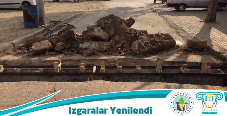 YAĞMUR SUYU IZGARASINI YENİLEDİ