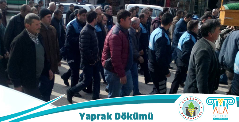 ALAŞEHİR BELEDİYESİNDE YAPRAK DÖKÜMÜ