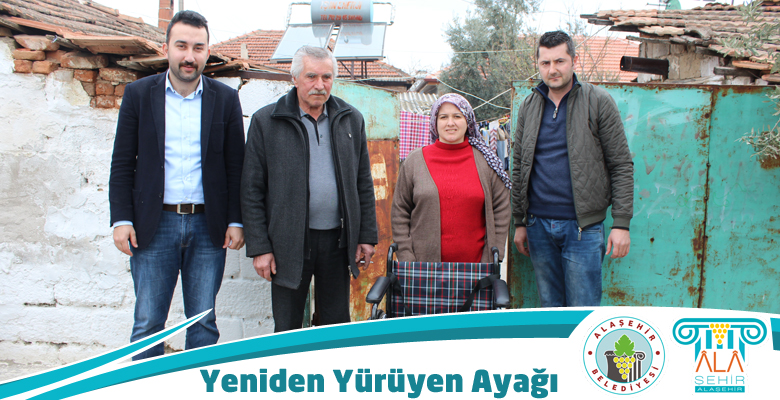 FADİME ÇİFTÇİ’NİN YENİDEN YÜRÜYEN AYAĞI, ALAŞEHİR BELEDİYESİ OLDU