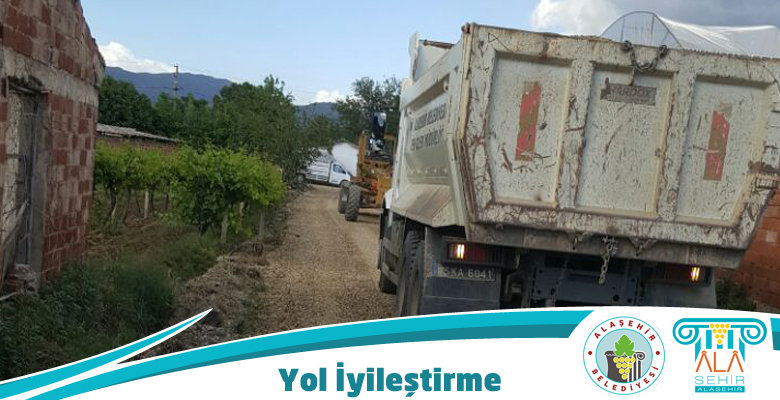 ÇAKIRCAALİ’DE YOL İYİLEŞTİRME ÇALIŞMASI YAPILDI