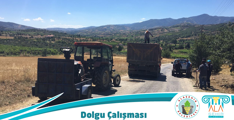 BAĞLANTI YOLU YAMA VE DOLGU ÇALIŞMALARINA BAŞLANDI