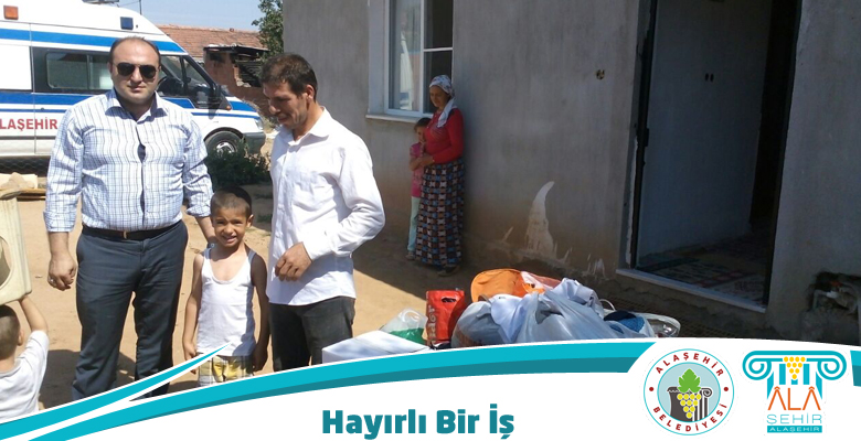 ALAŞEHİR BELEDİYESİ HAYIRLI BİR İŞE VESİLE OLDU