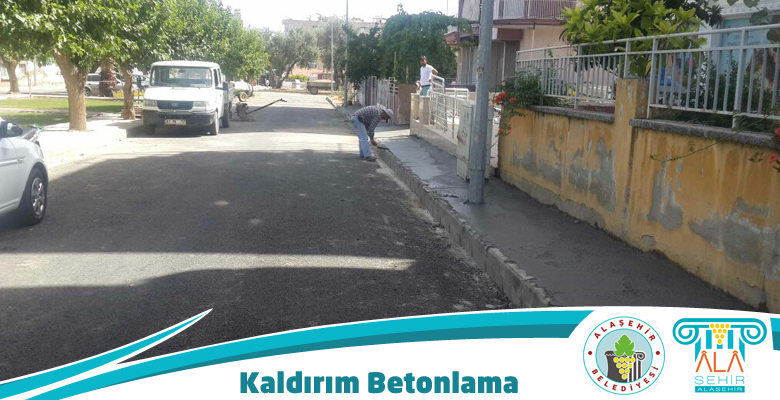 CİHANGİR SOKAĞA KALDIRIM BETONU