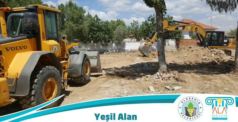 CABERKAMARA’DA ESKİ CAMİ YEŞİL ALAN OLDU