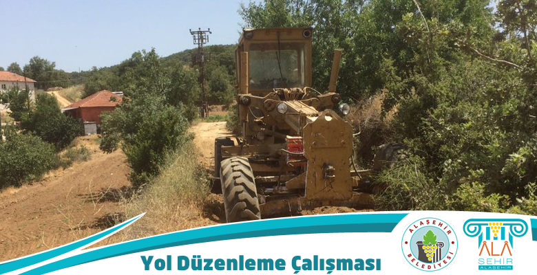 YOL DÜZENLEME ÇALIŞMASI YAPILDI