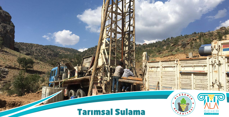 ALAŞEHİR BELEDİYESİNDEN SERİNKÖY’E TARIMSAL SULAMA