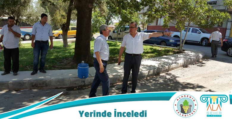 BAŞKAN KARAÇOBAN ÇALIŞMALARINI YERİNDE İNCELEDİ