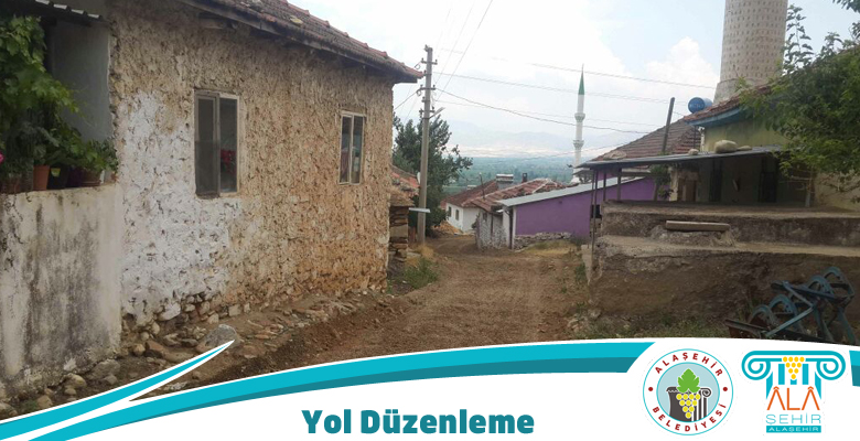 YOL DÜZENLEME ÇALIŞMALARI YAPILDI