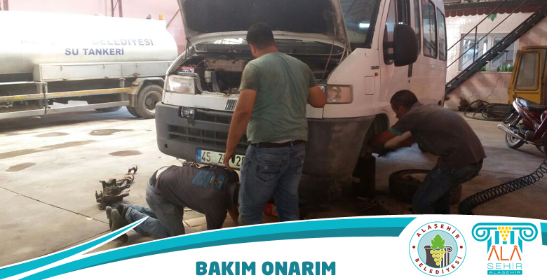 ALAŞEHİR BELEDİYESİNDEN HİZMET ARAÇLARINA BYPASS