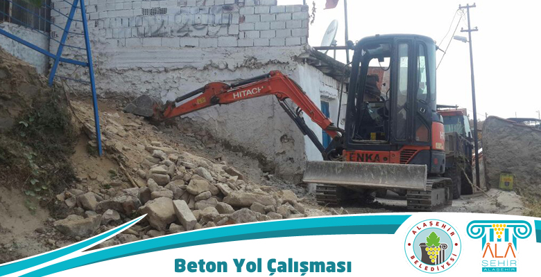 BETON YOL ÇALIŞMASI