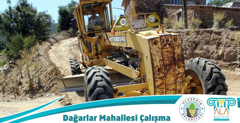 DAĞARLAR MAHALLESİ ASMALI MEVKİİNDE GREYDER ÇALIŞTI