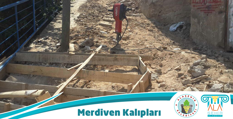 ESENTEPE’Lİ İÇİN MERDİVEN KALIPLARI ÇAKILDI