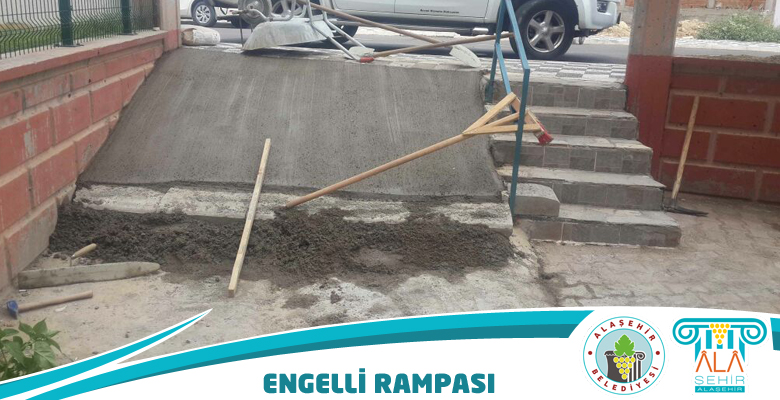 İSTASYON MAHALLESİ SANCAK SOKAK’A ENGELLİ RAMPASI
