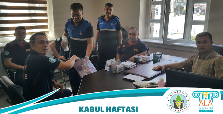ALAŞEHİR ZABITASININ KABUL HAFTASI