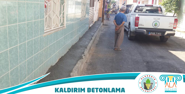 LİSE ÇIKMAZINA KALDIRIM BETONU ATILDI