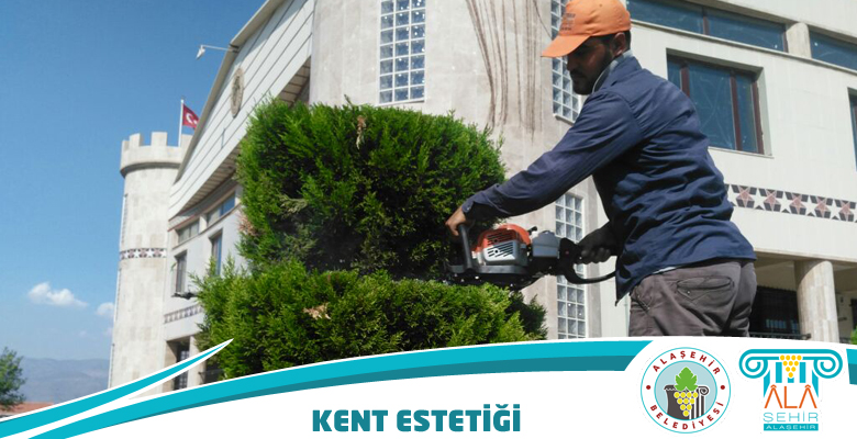 ALAŞEHİR KENT ESTETİĞİNE KAVUŞUYOR
