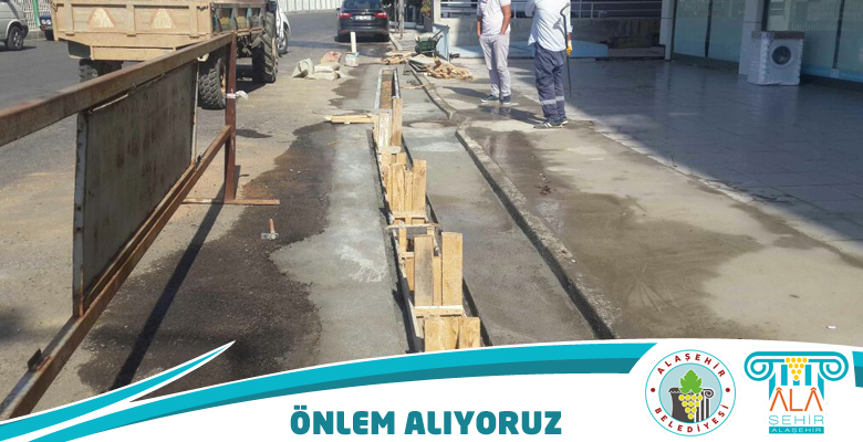 YAĞMUR SULARINA ÖNLEM ALIYORUZ