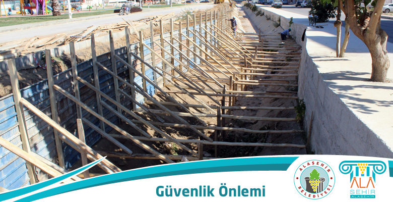 DERE YATAĞINDA GÜVENLİK ÖNLEM