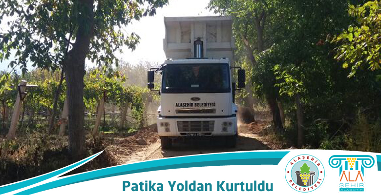 ALAÇATI PATİKA YOLDAN KURTULDU