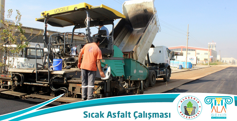 YENİ SANAYİ SİTESİNE YAPILAN SICAK ASFALTLA HAYAT BULDU