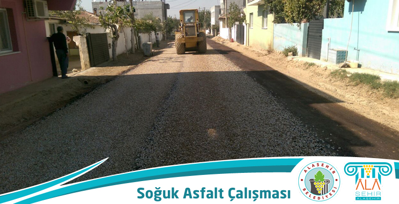 SOĞUK ASFALTLA YOLLARI ÇAMUR VE TOZDAN KURTULDU