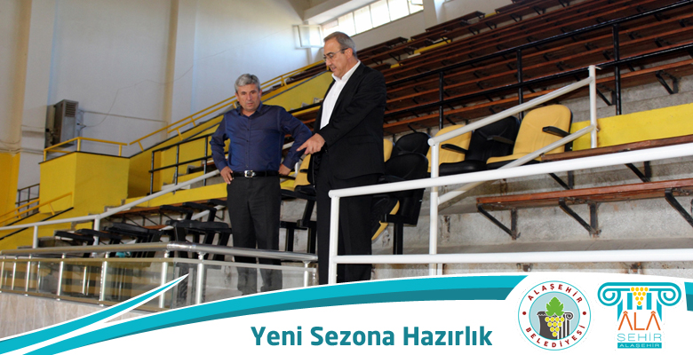KAPALI SPOR SALONU YENİ SEZONA HAZIRLANIYOR