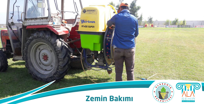 ŞEHİR STADININ ZEMİNİ BAKIMA ALINDI